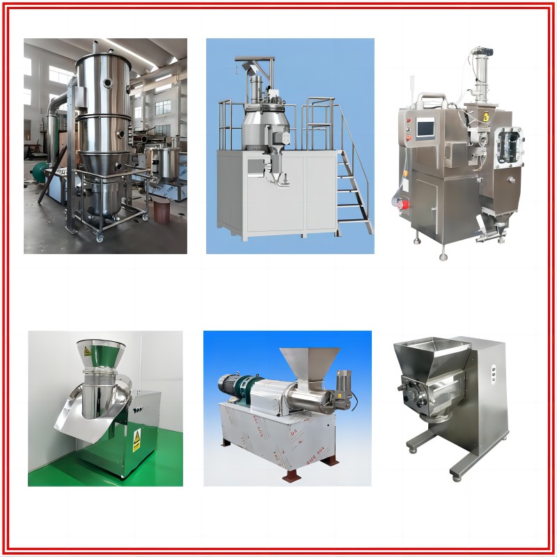 Granulating machine